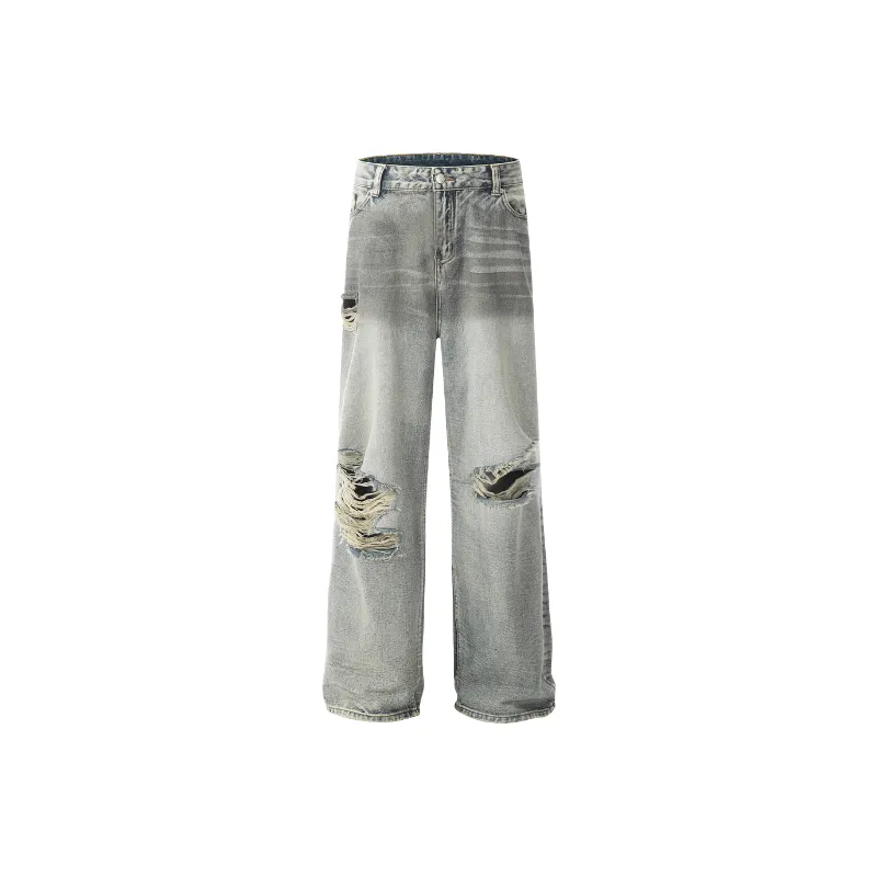 Fashionable Ripped Jeans-0