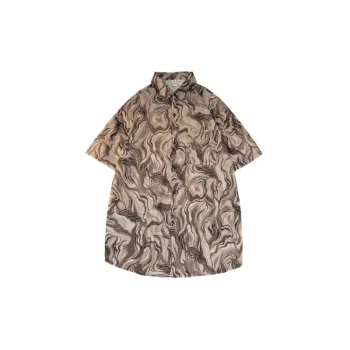 Retro Loose Cotton Blended Fabric Shirt