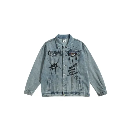 Denim Retro Washed Old Loose High Street Jacket