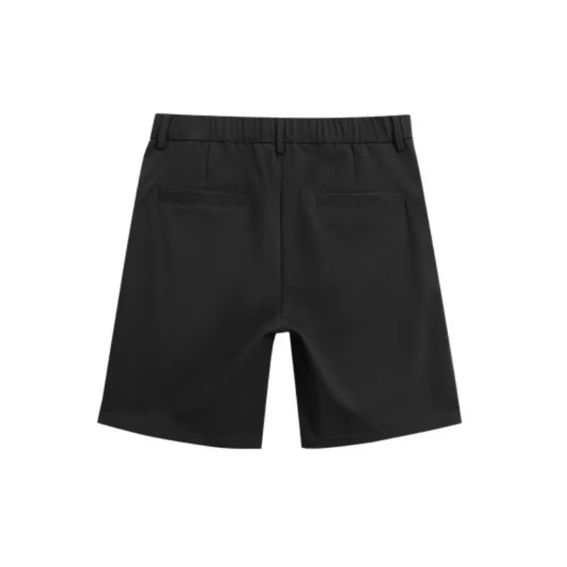 Business Simple Polyester Casual Shorts-3
