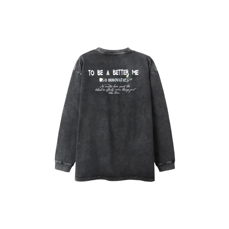 Fashion Washed Cotton T Shirt-1