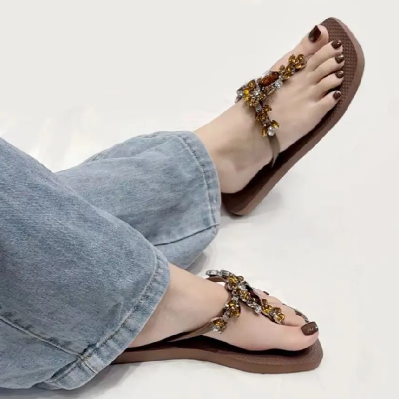 Casual Plain Flip Flops-5