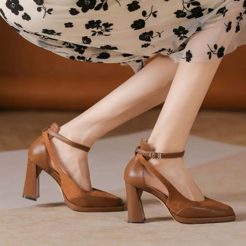 Elegant Waterproof High Heels-1