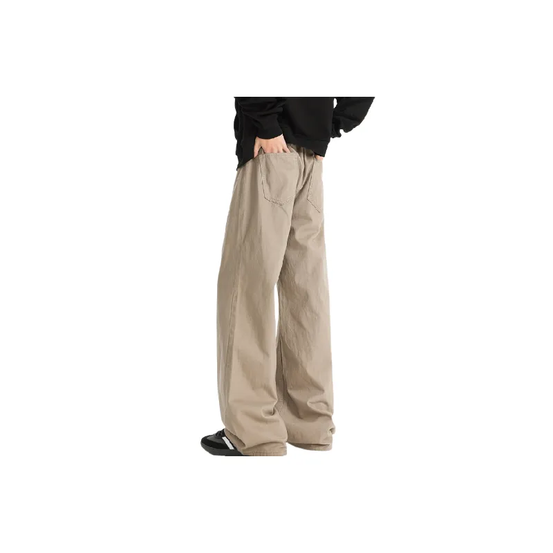 Fashionable Simple Cotton Casual Pants-5