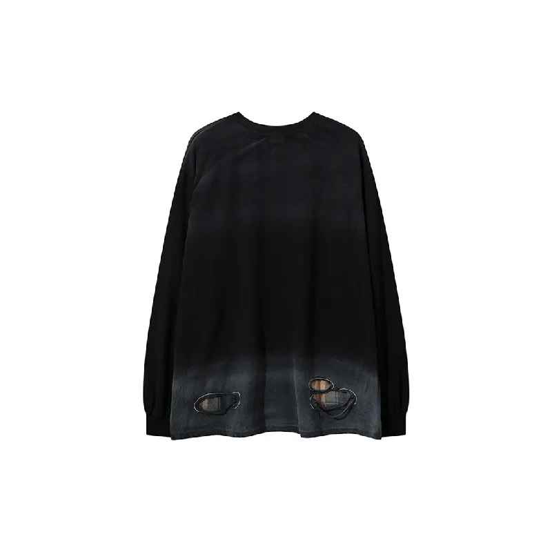 Street Ripped Cotton T Shirt-3
