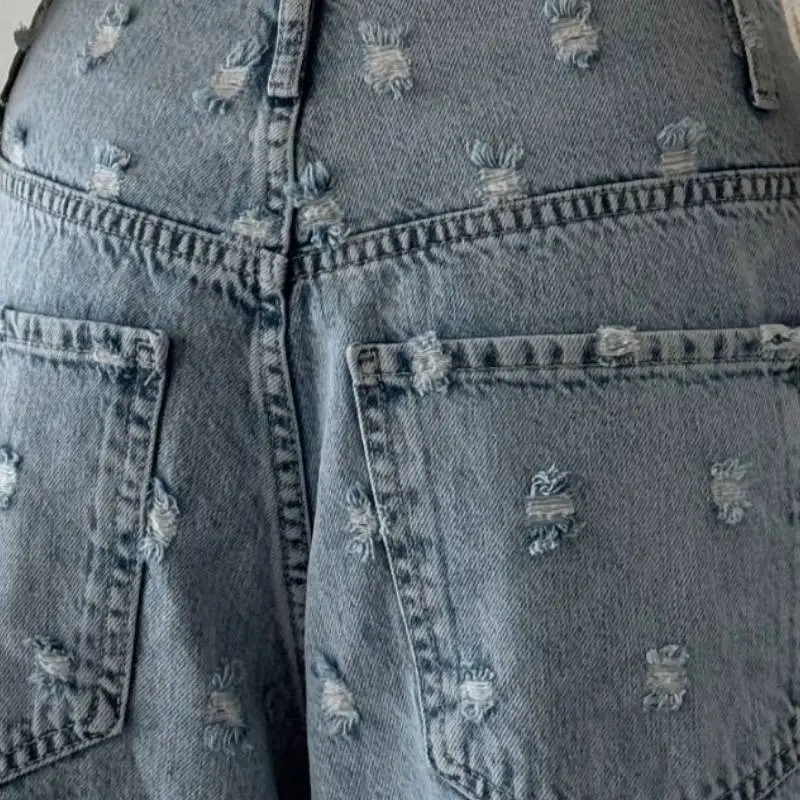 Street Fashionable Jeans Women-3