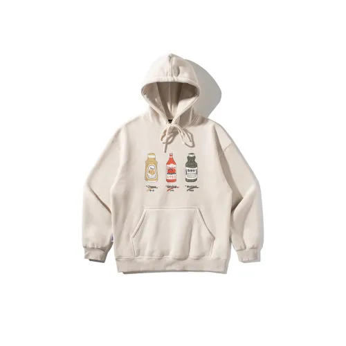 Bottle Printed Hooded Pullover Jacket