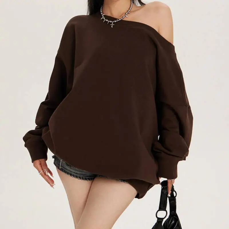 Fashionable Casual Cotton Sweatshirt Women-2