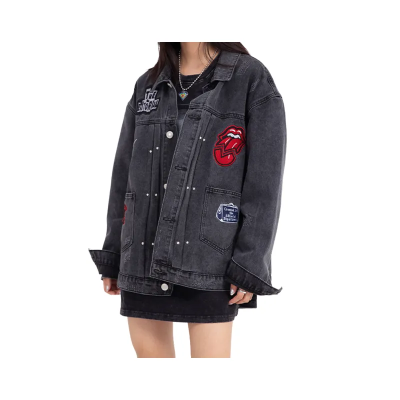 Nostalgic Retro Denim Jacket-6