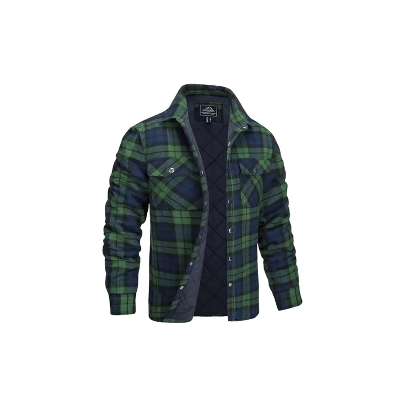 Fashionable Plaid Jacket-0