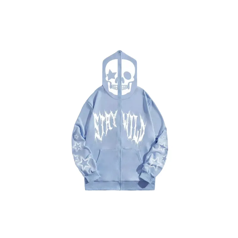 Fashionable Zipper Polyester Sweatshirt-0
