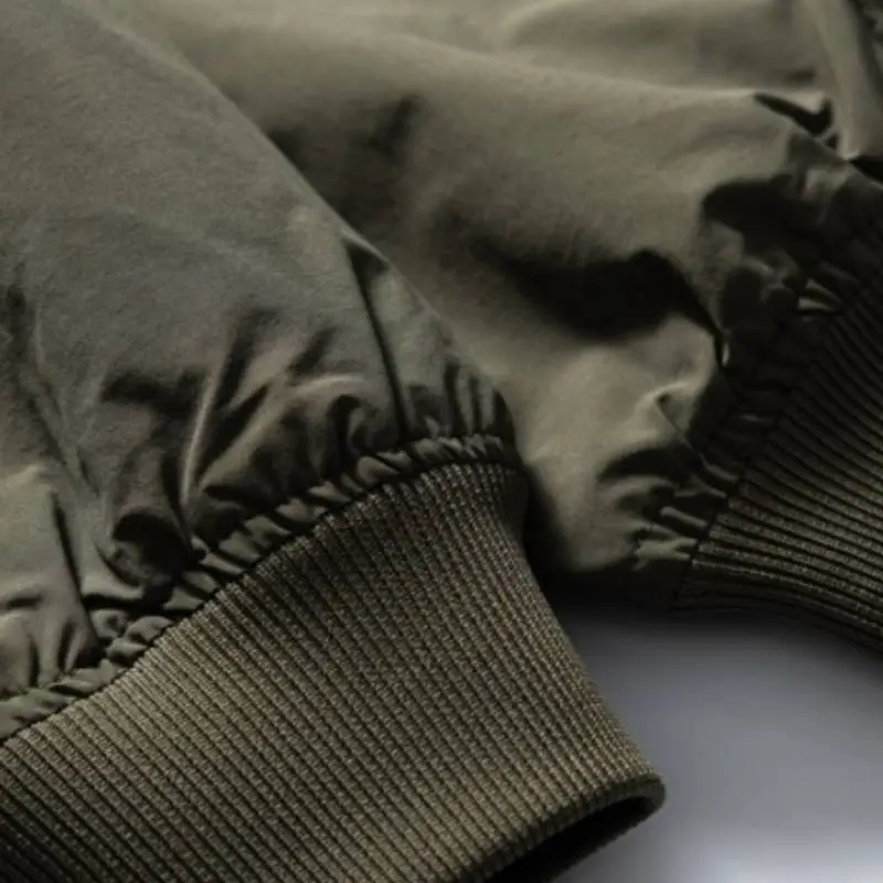 Retro Loose Blended Synthetic Fabrics Jacket-3