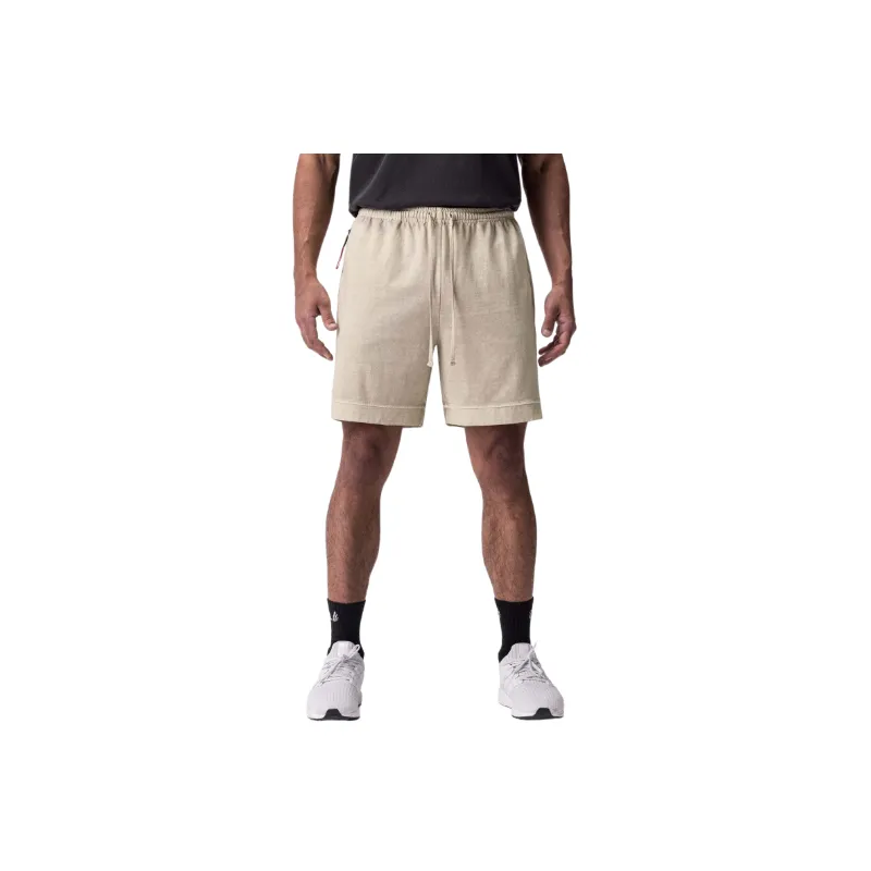 Sporty Plain Cotton Blended Fabric Casual Shorts-2