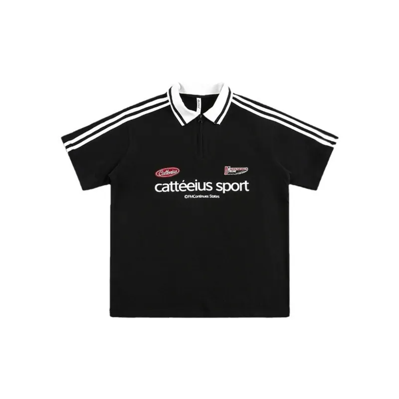 Casual Printed Polo Shirt-0