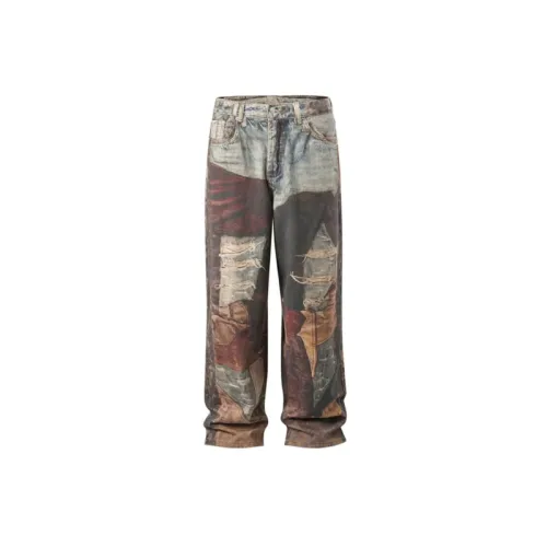 Retro Loose Straight Leg Jeans