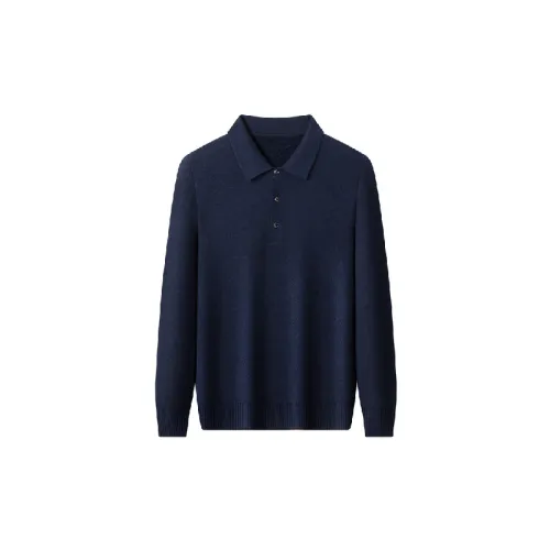 Funky Simple Blended Synthetic Fabrics Polo