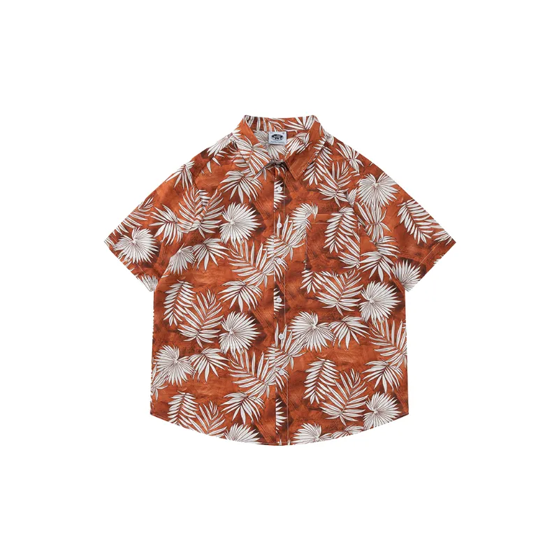 Retro Plants Cotton T Shirt-4