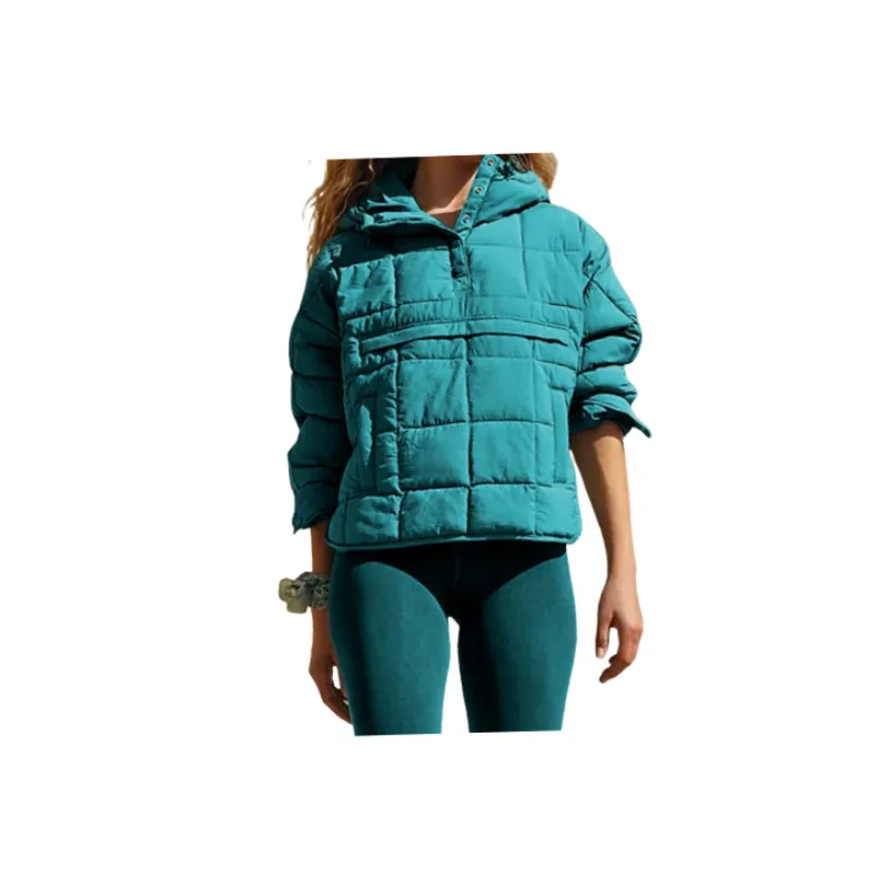 Simple Plain Down Jacket-3