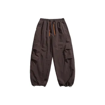 Casual Loose Blended Synthetic Fabrics Cargo Pants