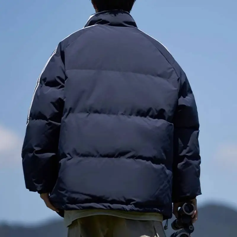 Loose Warming Blended Synthetic Fabrics Quilted Jacket-8