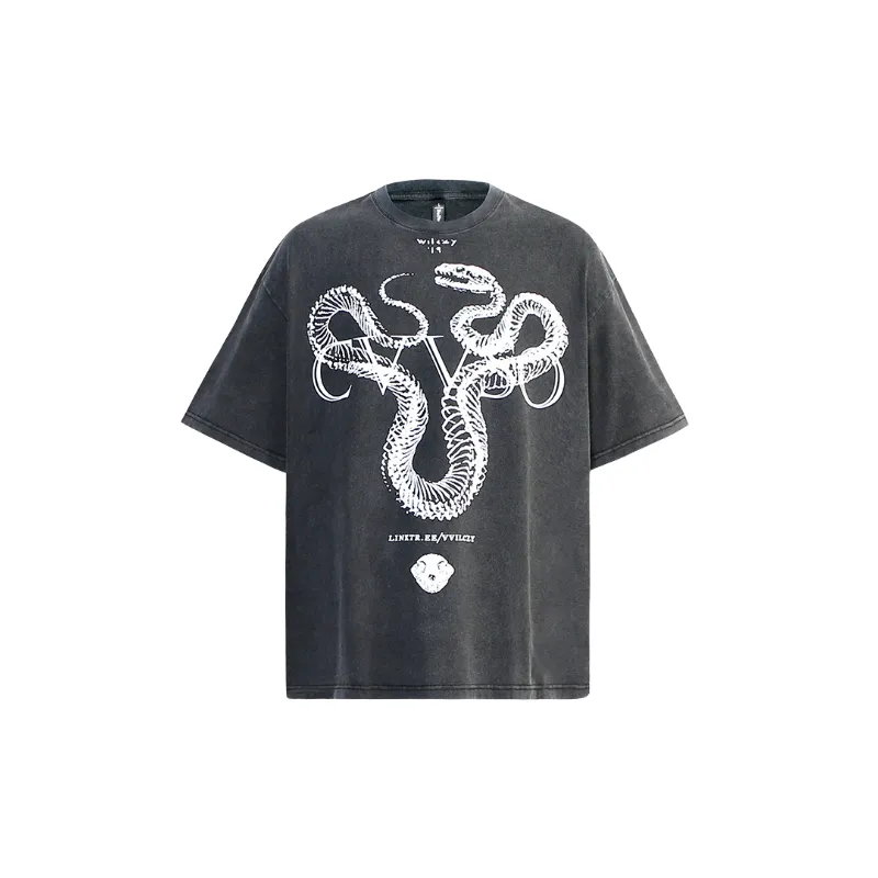 Retro Loose 100% Cotton T Shirt-2