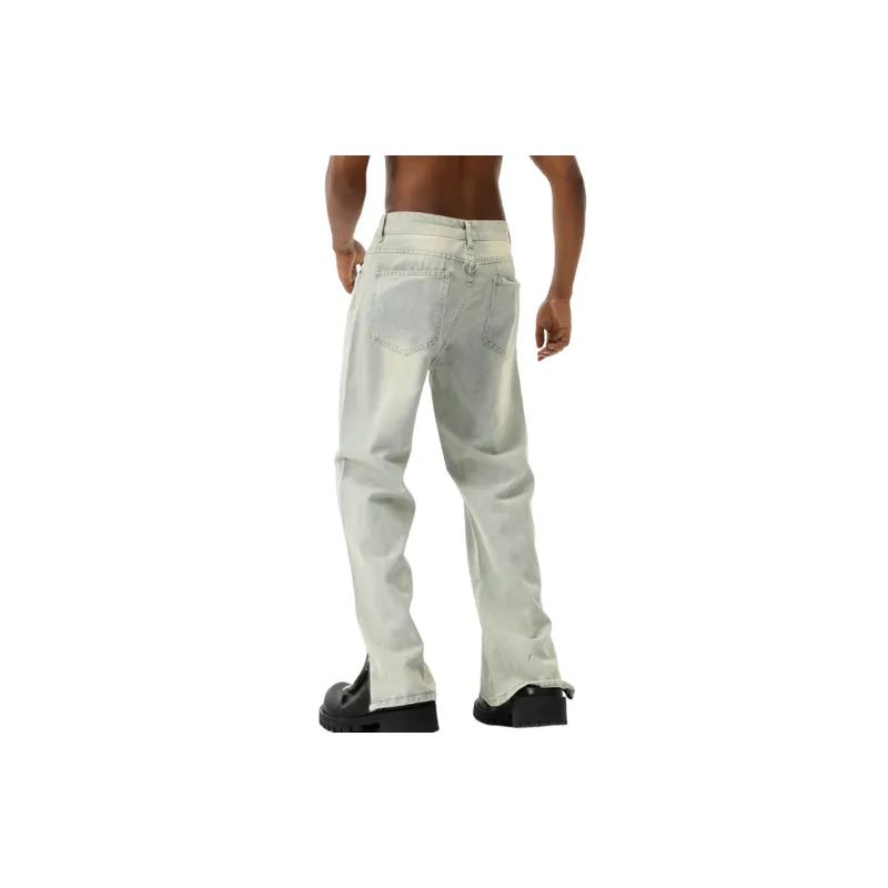 Retro Loose Straight Leg Jeans-2