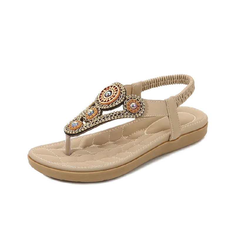 Fashionable Simple Roman Sandals-0