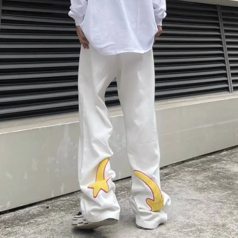 Casual Embroidered Jeans-5