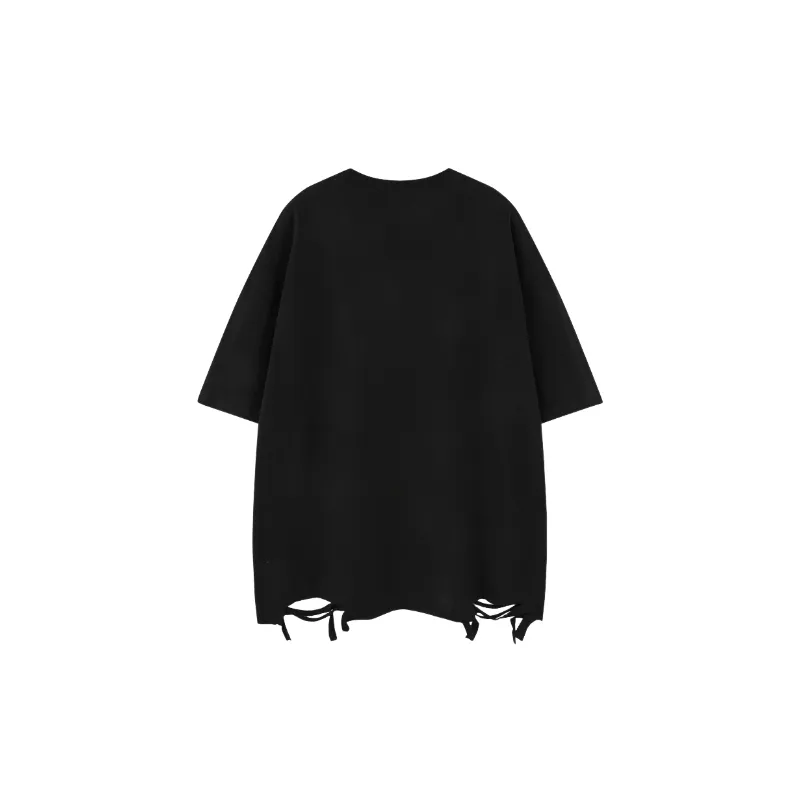 Simple Retro Cotton Blended Fabric T Shirt Unisex-1