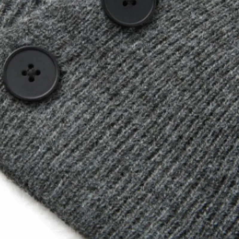 Loose Plain Sweater-3