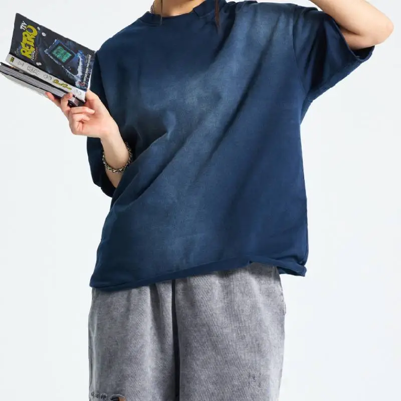 Casual Loose 100% Cotton T Shirt-6