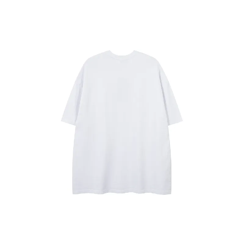 Street Loose Combed Cotton T-Shirt-1