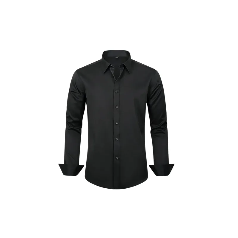 Plain Simple Four Way Stretch Fabric Shirt-8