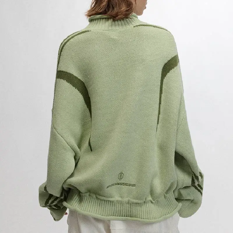 Plain Loose Sweater-3