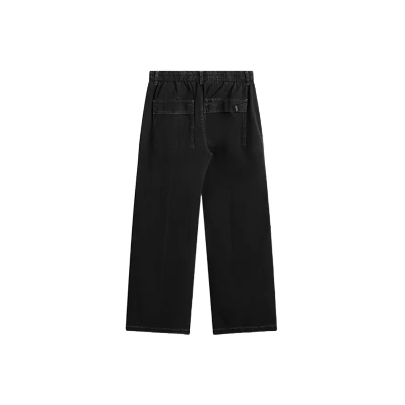 Fashion Washed 100% Cotton Casual Pants-1