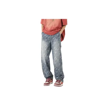 Retro Trendy Camouflage Jeans