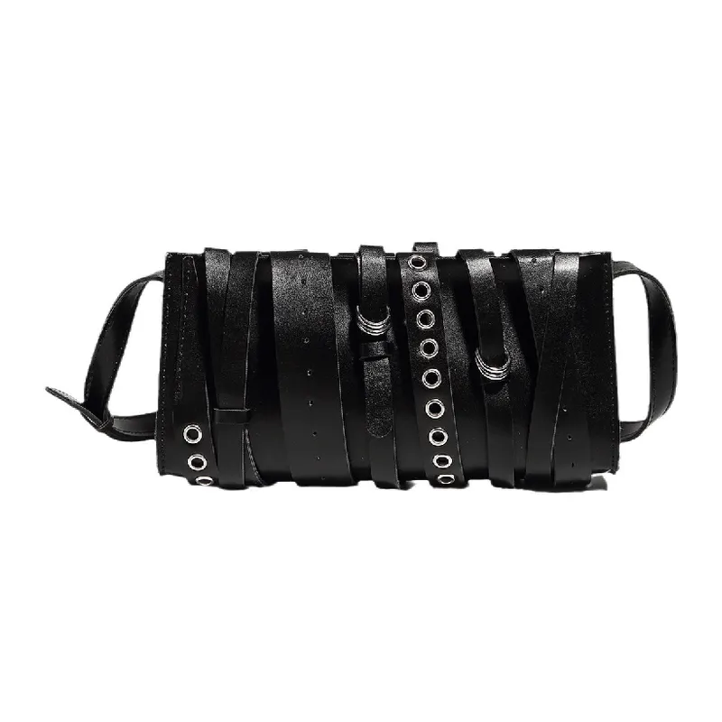 Simple Studded Crossbody Bag