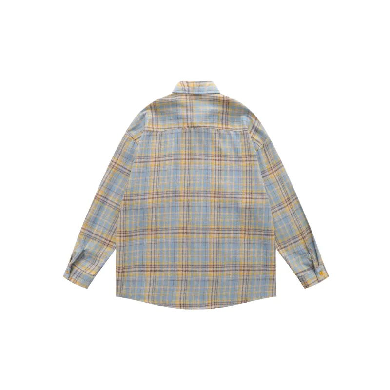 Retro Casual Cotton Shirt Unisex-1
