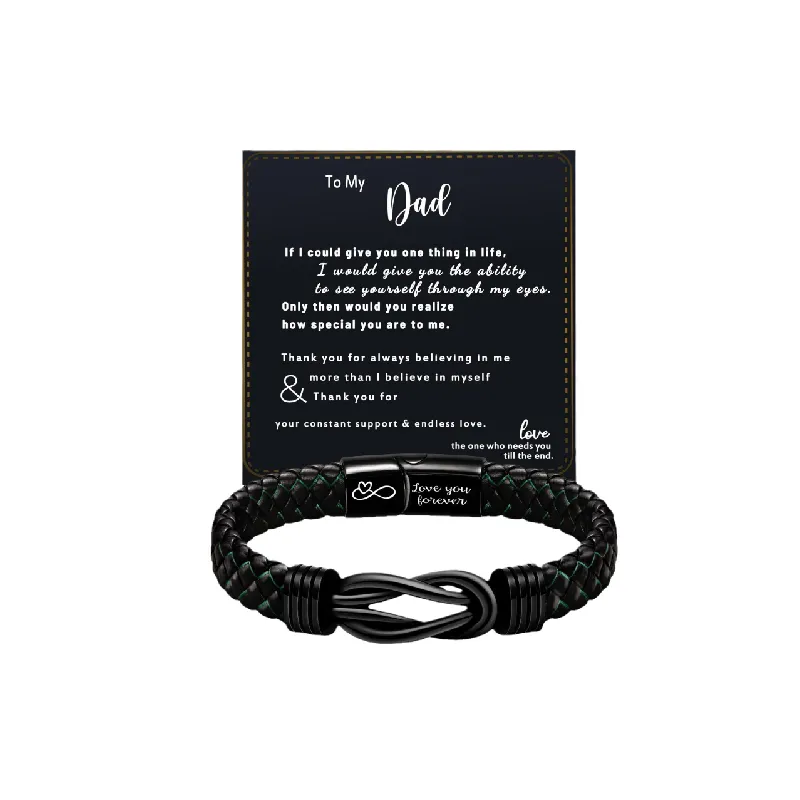 Infinite Love Leather Bracelet-8
