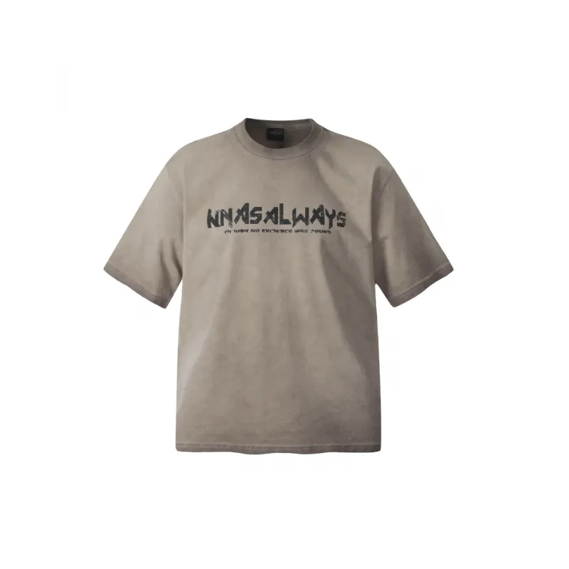Casual Distress 100% Cotton T Shirt-4
