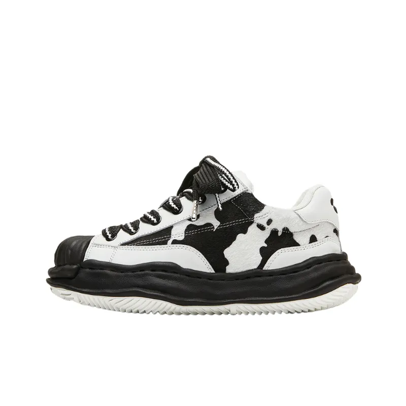 Thick Sole Increased Panda Style Shell Head Dissolved Shoes-0