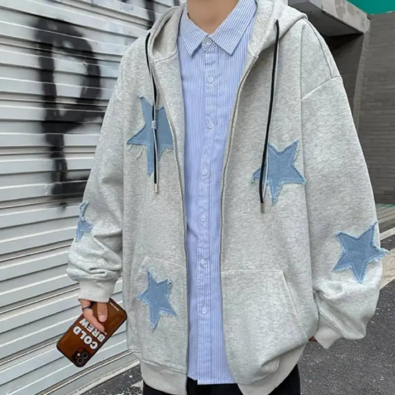 Retro Loose Polyester Hoodie-4