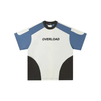 Fashion Contrast Color 100% Cotton T Shirt