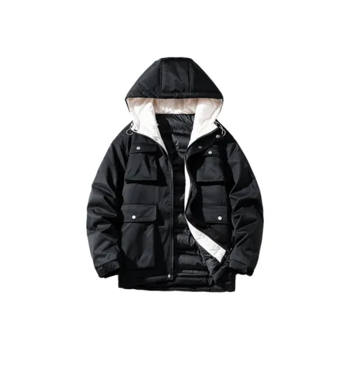 Street Style Insulated Workwear Cotton Jacket