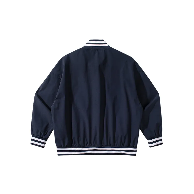 Solid Color Embroidered Decorative Coat-5