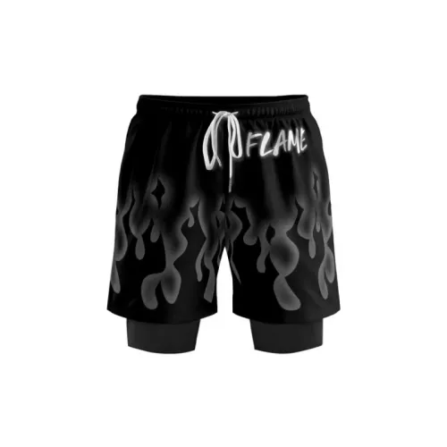 Loose Casual Fake Two Piece Training Shorts