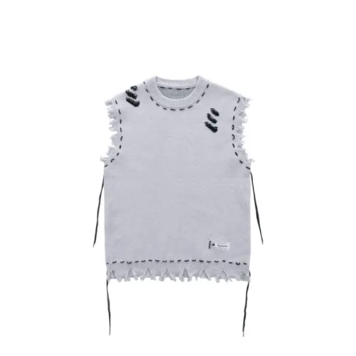 Hip Hop Trendy Loose Fur edged Vest swag OOTD