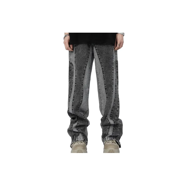 Retro Deconstructed Jeans-1