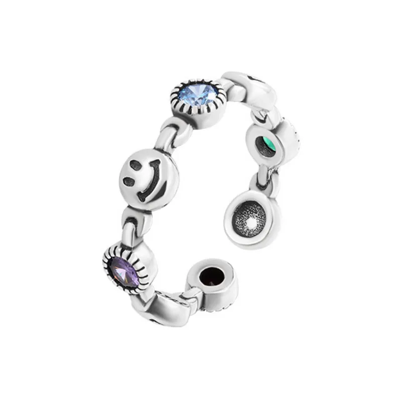 Versatile Smiley Face Ring-0