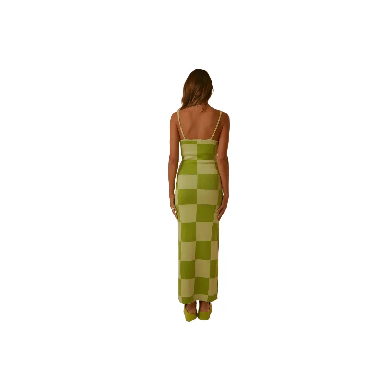 Sexy Casual Polyester Slip Dress Women-1